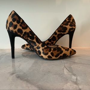 Nine West animal print heels